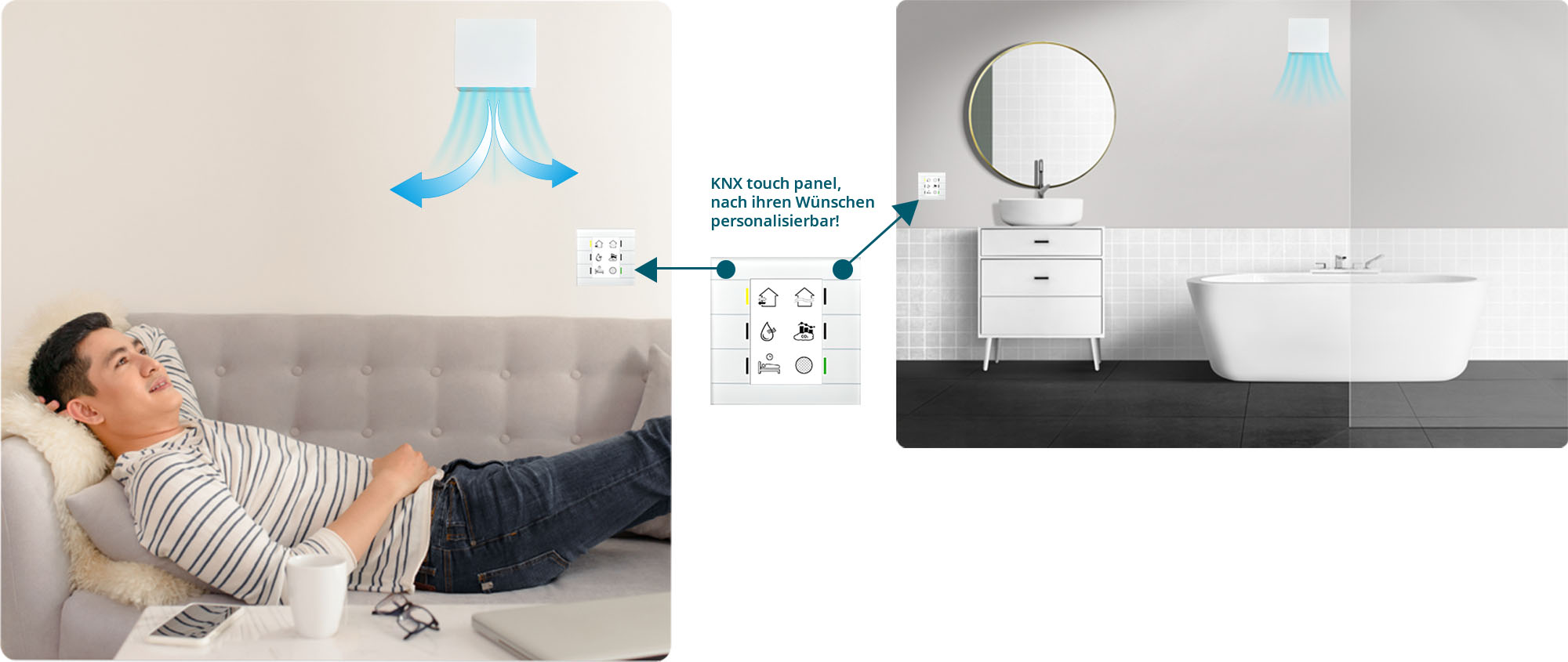 Sensoruberwachung Passiv Energie KNX